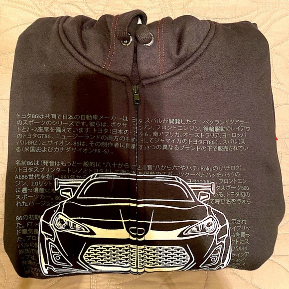 Toyota 86 hoodie top